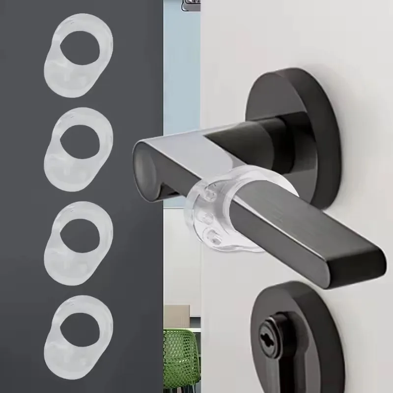 Silicone Door Stops, Doorknob Bumper Crash Pads, Wall Protection Handle Buffer Furniture Protector