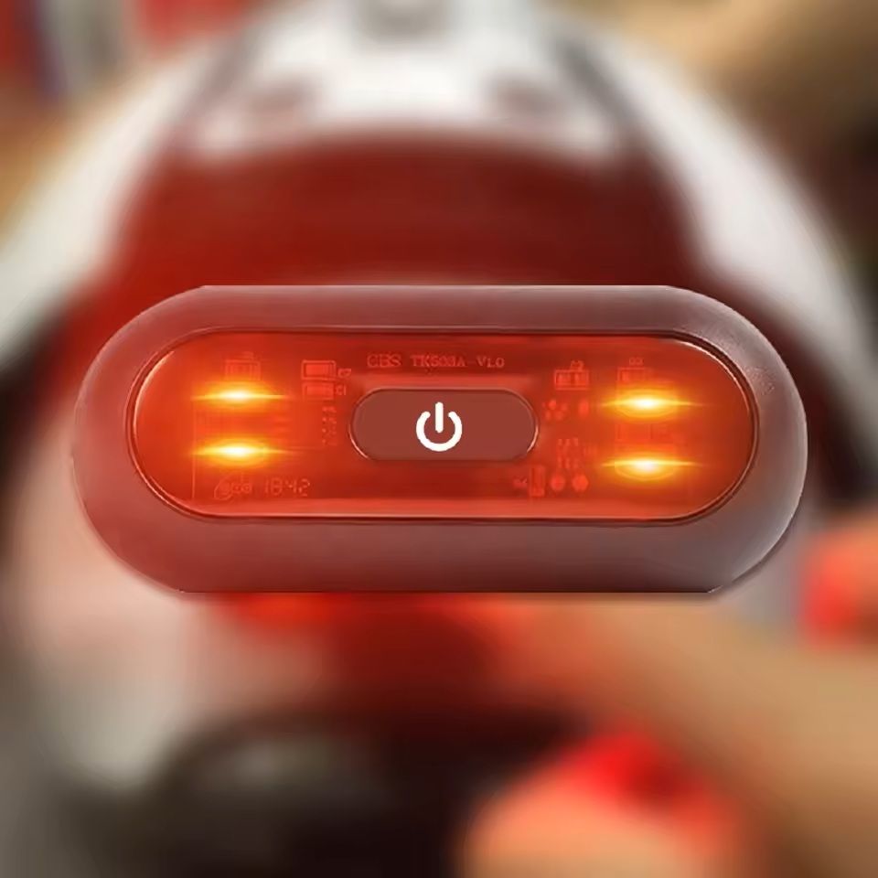 Rechargeable Helmet LED Taillight Waterproof Safety Signal Lamp