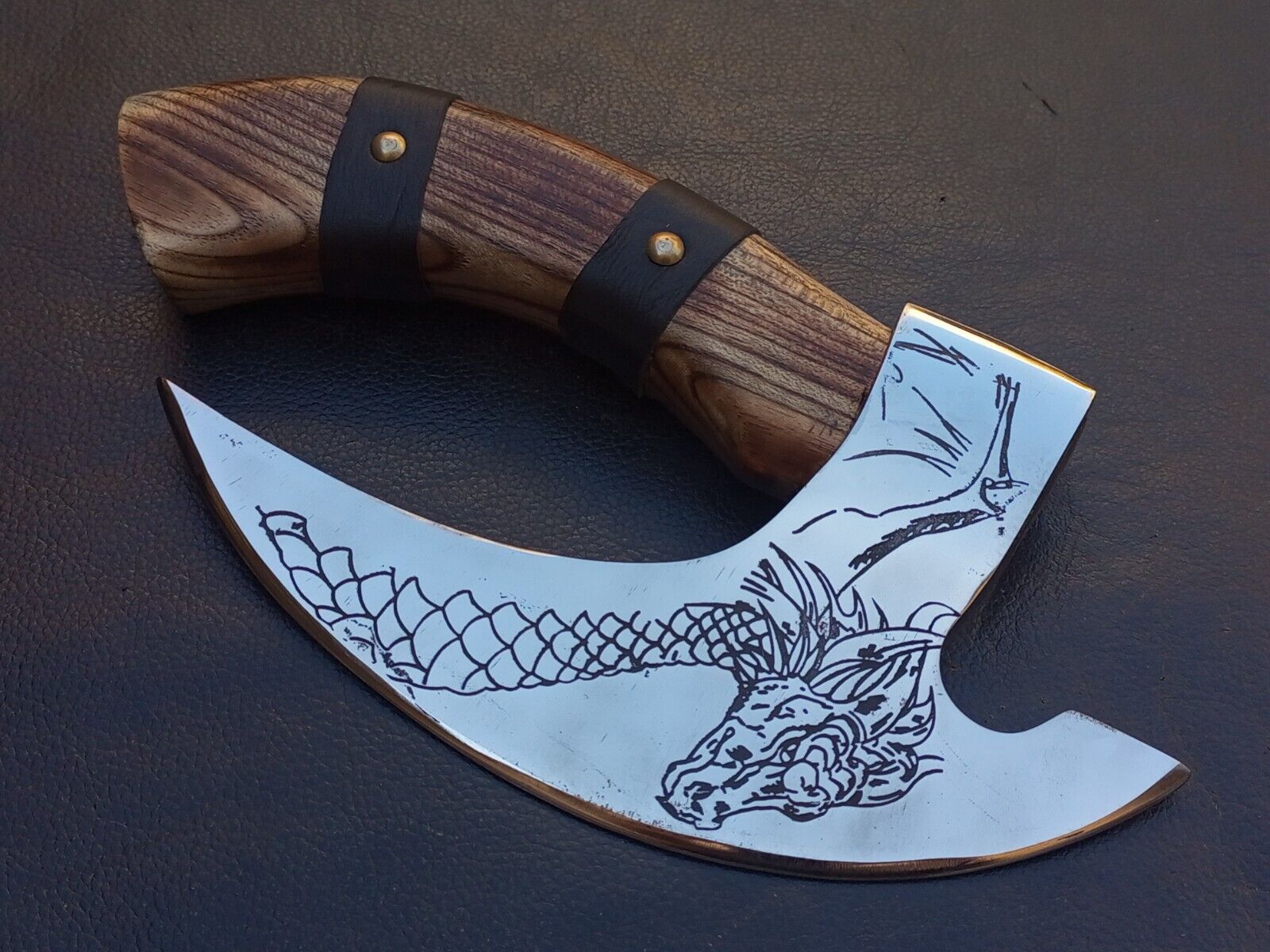 Hand-Forged Viking Axe | D2 Steel 9
