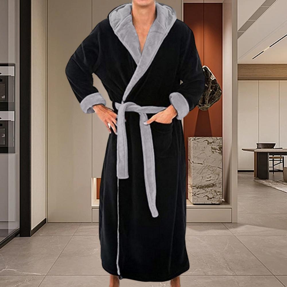 Pure Long Black Silk Satin Kimono Pajamas, Women Robes Sleepwear with Lace Trim, Wedding Bride Gown, Photography Dress,