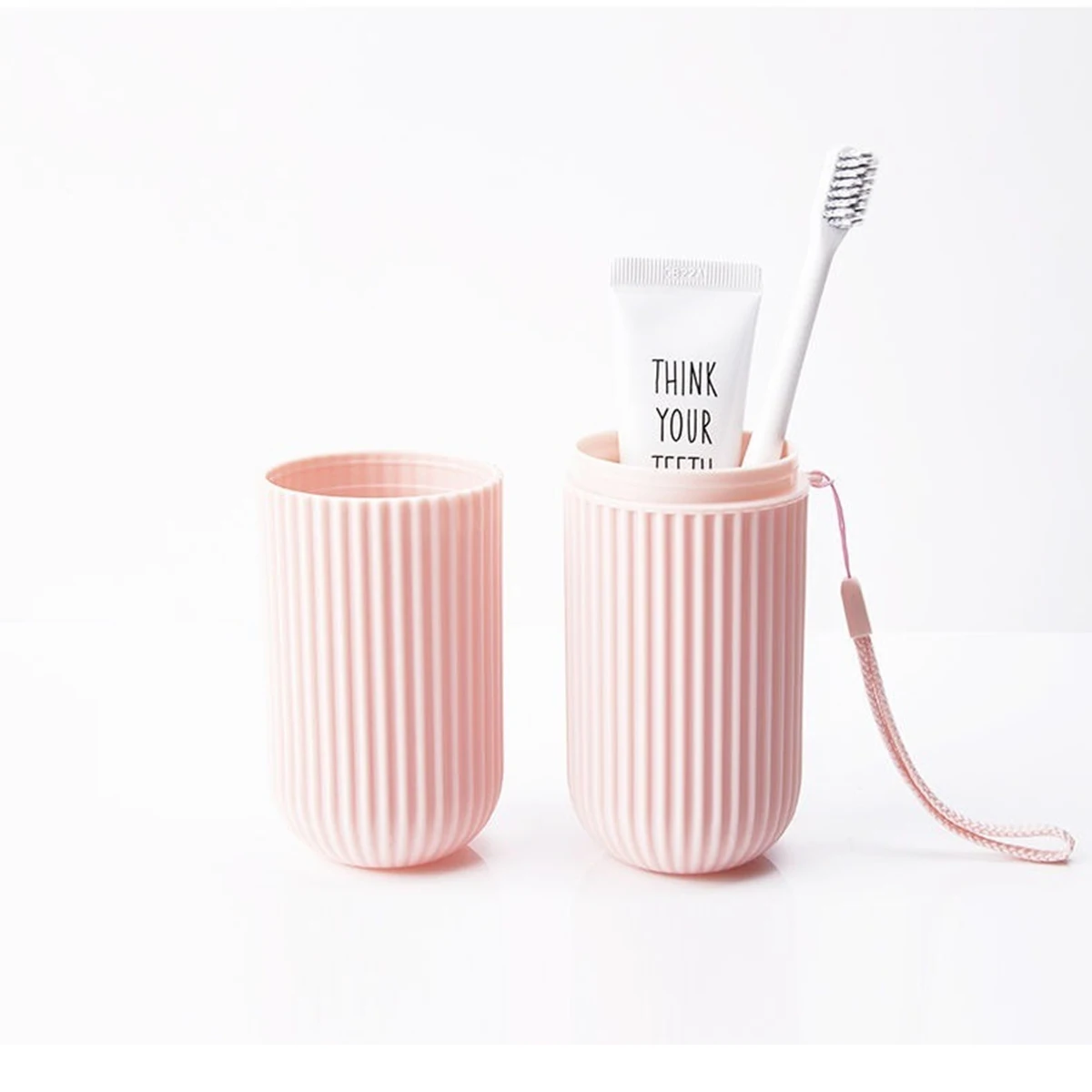 Portable Toothbrush and Toothpaste Storage Case, Travel Camping Holder Protects from Dirt and Damage