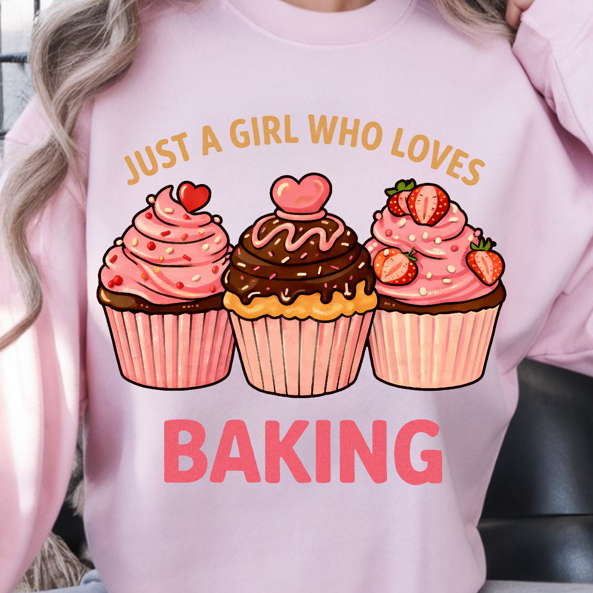 Just a Girl Who Loves Baking Shirt, Baking Lover T-Shirt, Cute Baker Tee