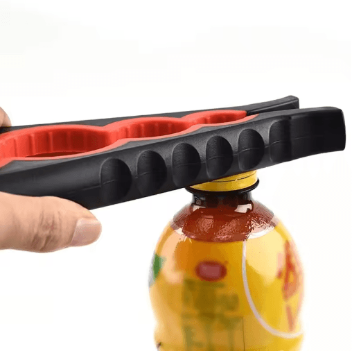 4-in-1 Multi-Functional Can & Bottle Opener with Anti-Slip Grip