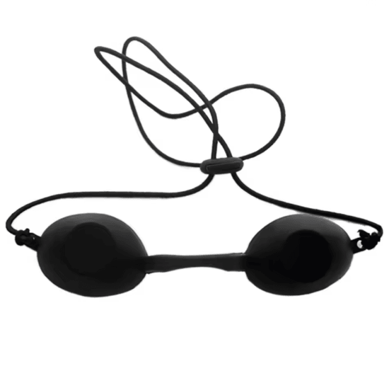 Silicone Laser Protective Eye Mask Light Blocking Tanning Goggles