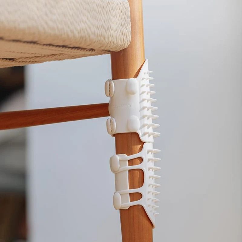 Pet Cat Hair Removal Massage Comb – Silicone Self-Grooming Wall Brush