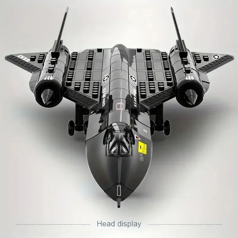 SR-71 Blackbird Spy Plane – Technical Military Building Set – High-Yield Strategic Interaction Hub