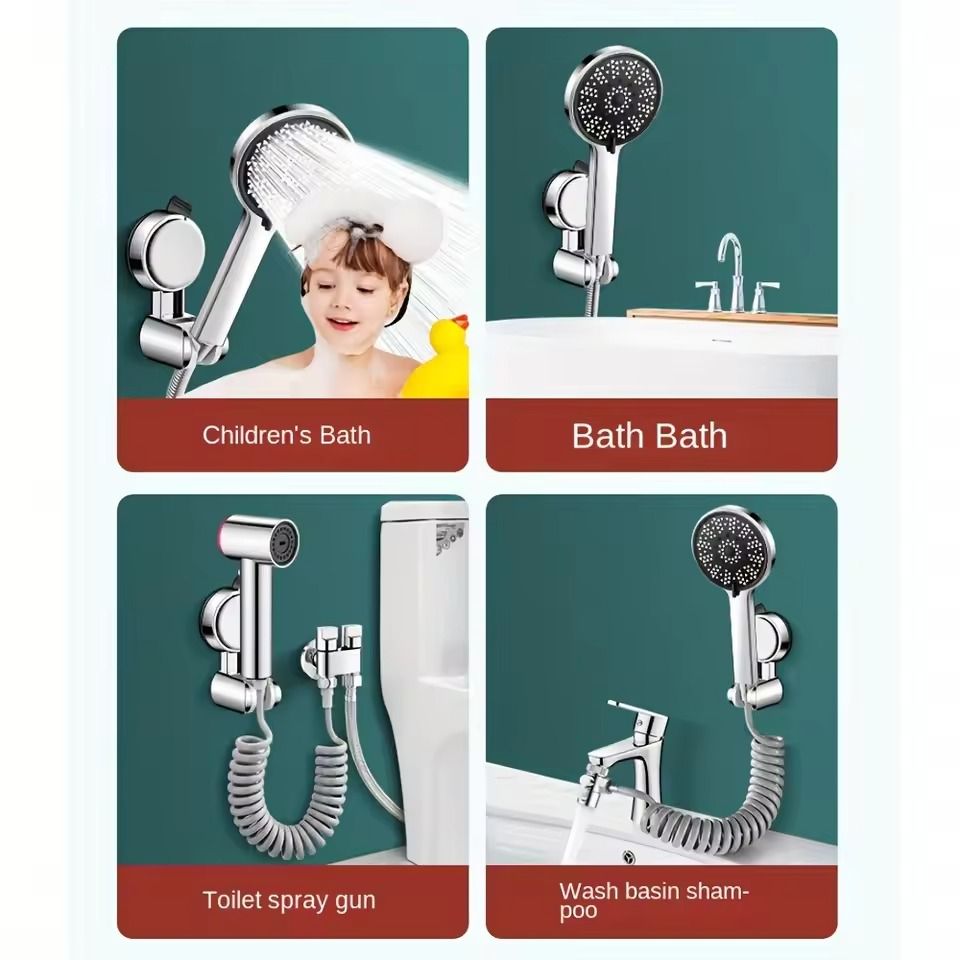 Adjustable Waterproof Shower Head Holder Wall Mount