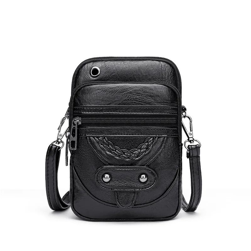 Womens Crossbody Bag PU Leather Small Shoulder Phone Crossbody Purse