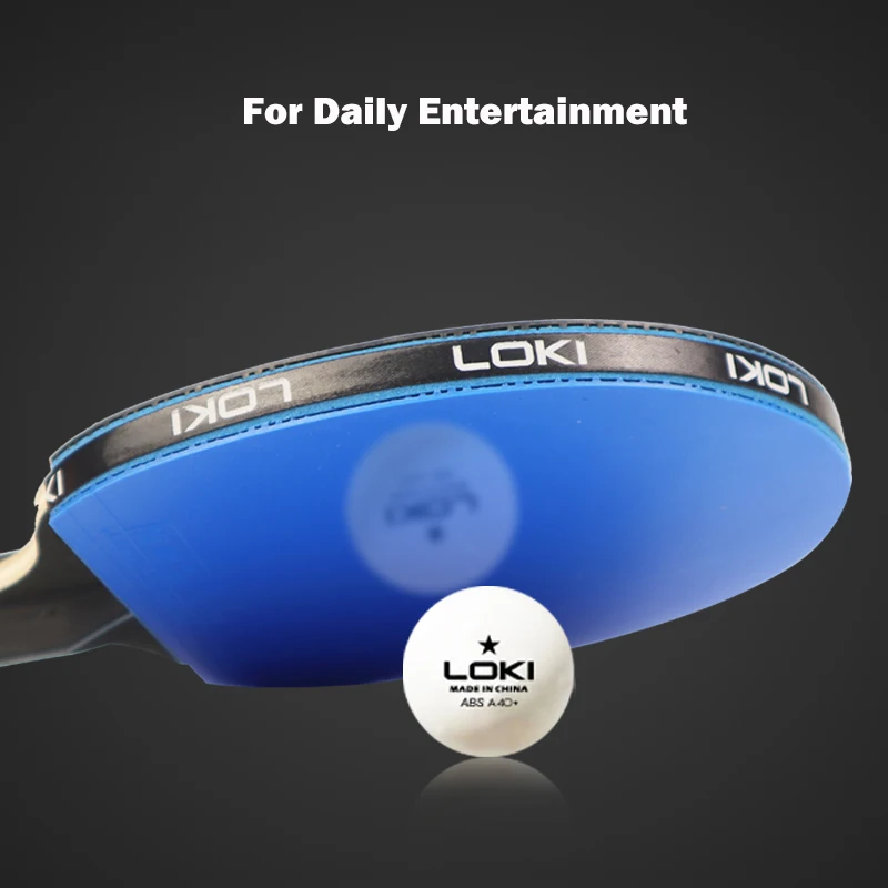 LOKI K5000 Table Tennis Racket Set, Home Entertainment Ping Pong Rackets with Premium Blue Rubber