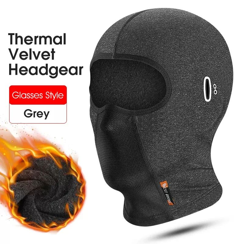 WEST BIKING Winter Fleece Balaclava Windproof Thermal Face Mask
