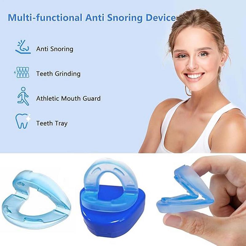 Reusable Anti Snoring Mouthpiece, Snore Solution for Comfort & Easy Breathing Aid