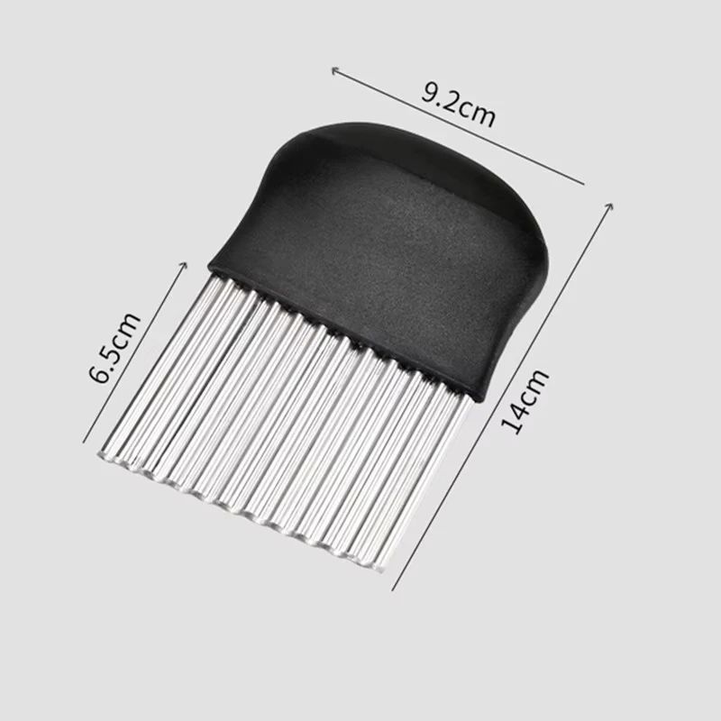 Ultimate Crinkle Cut Potato Slicer & Wavy Vegetable Cutter – Manual French Fry Maker