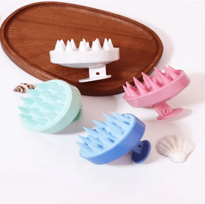 PureScalp Silicone Hair Wash And Scalp Massage Brush