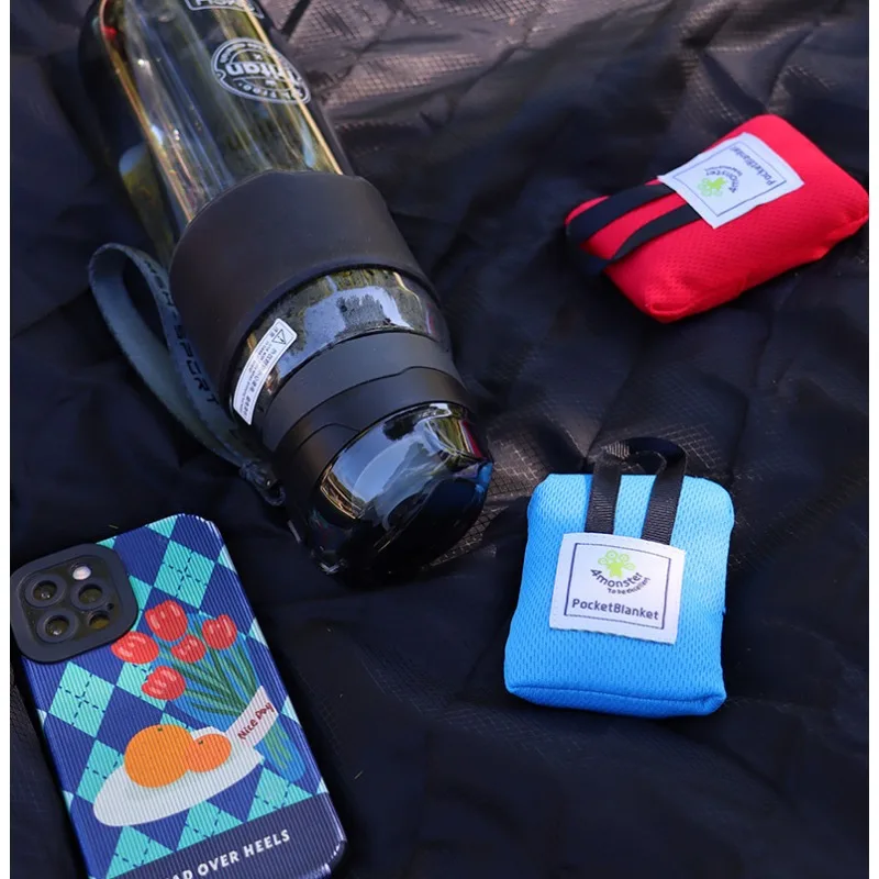 Pocket Picnic Blanket Waterproof Beach Mat Foldable Camping Ground Sheet