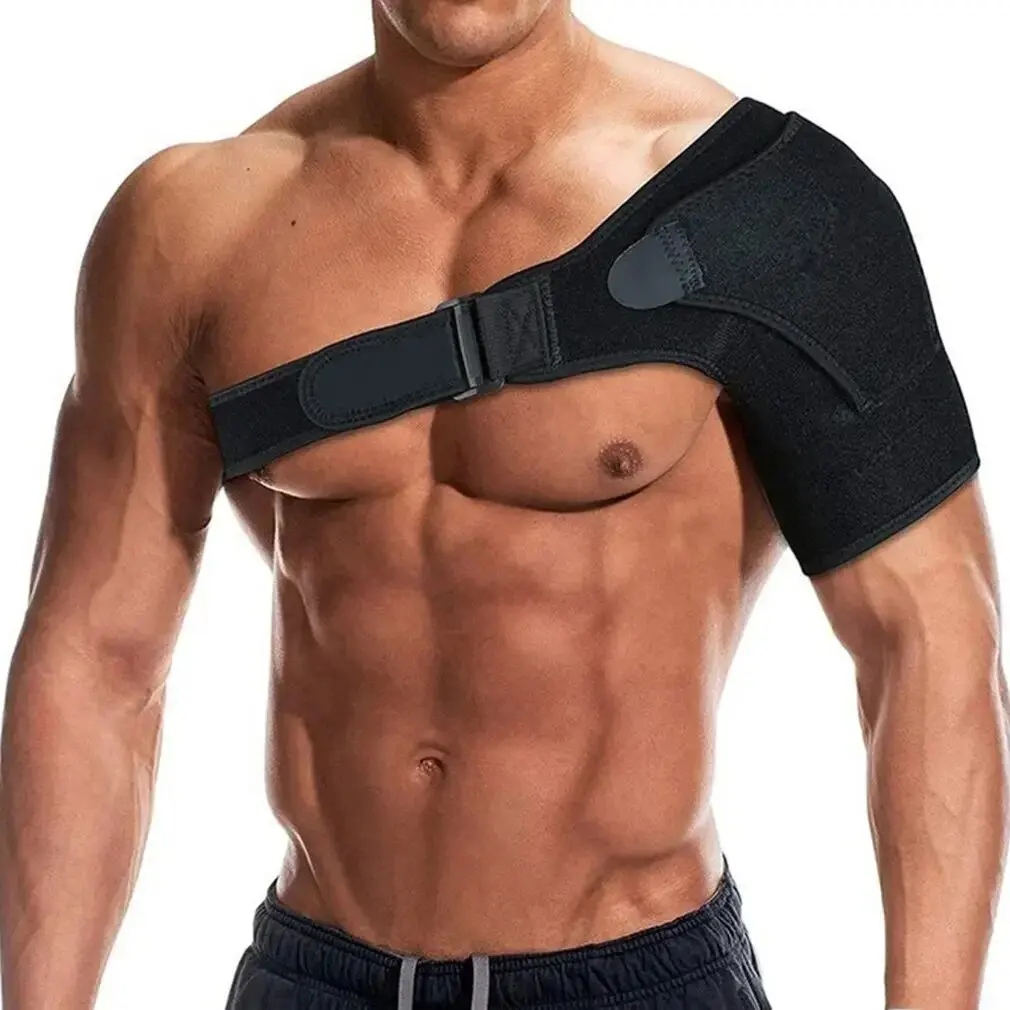 Adjustable Shoulder Brace with Pressure Pad for Pain Relief and Support