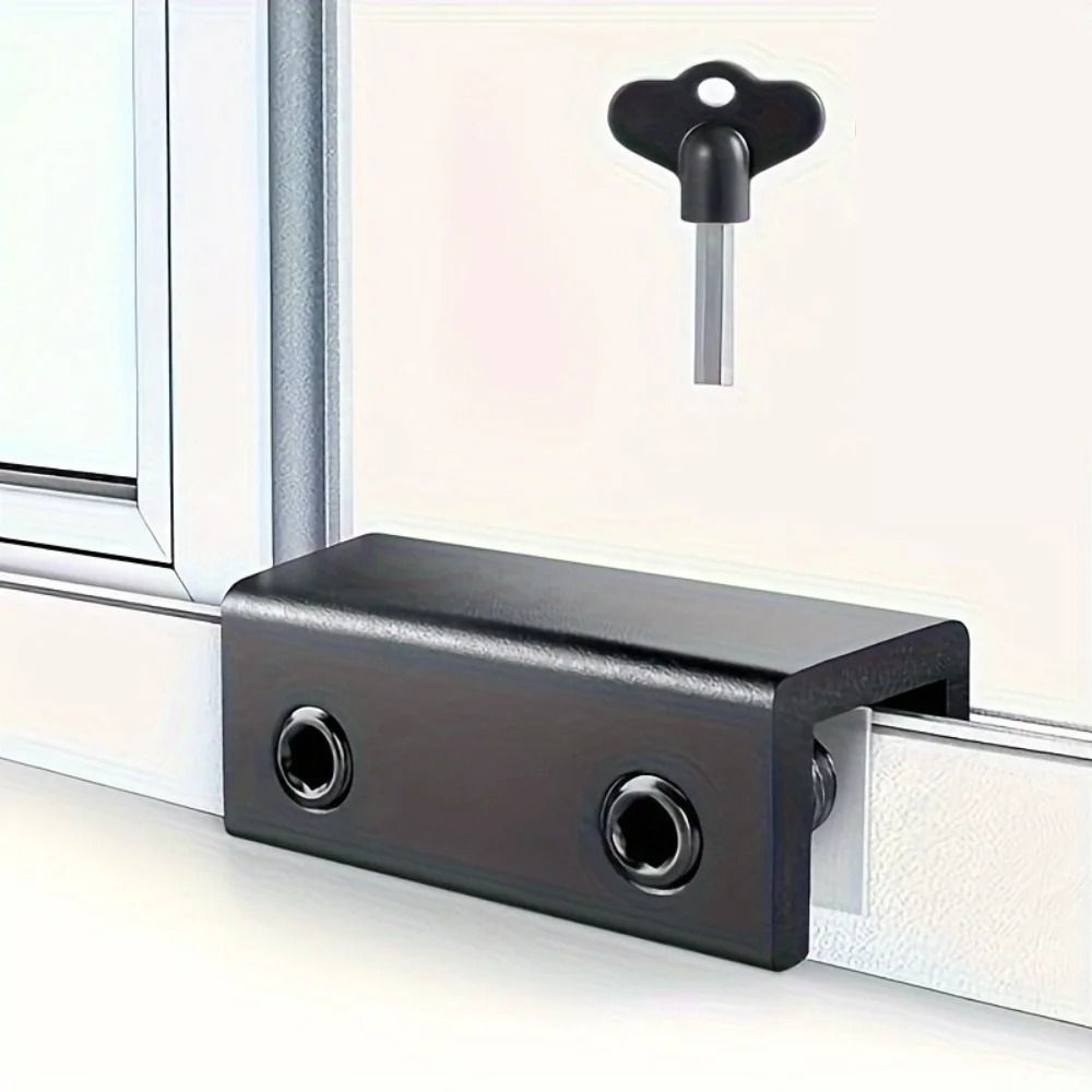 Adjustable Aluminum Window Lock No Drill Install