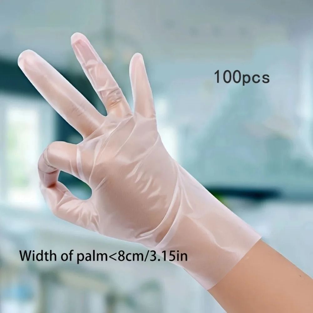 100-Piece Premium TPE Disposable Gloves