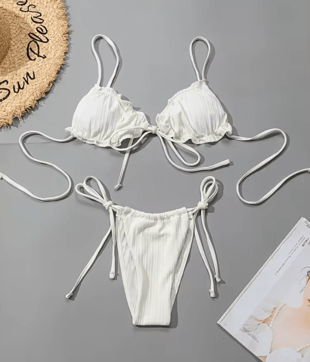 Womens Push Up Bikini Set Bandage Swimwear Two Piece Bathing Suit