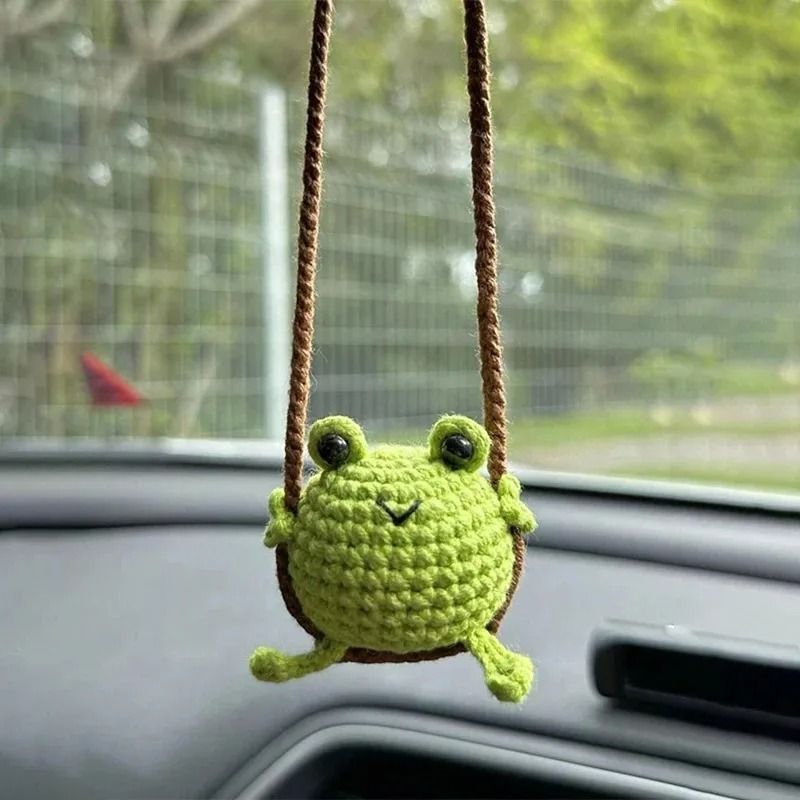 Crochet Animal Car Interior Pendant