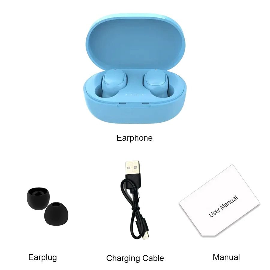 Wireless Bluetooth Earbuds with Noise Cancelling and Charging Case