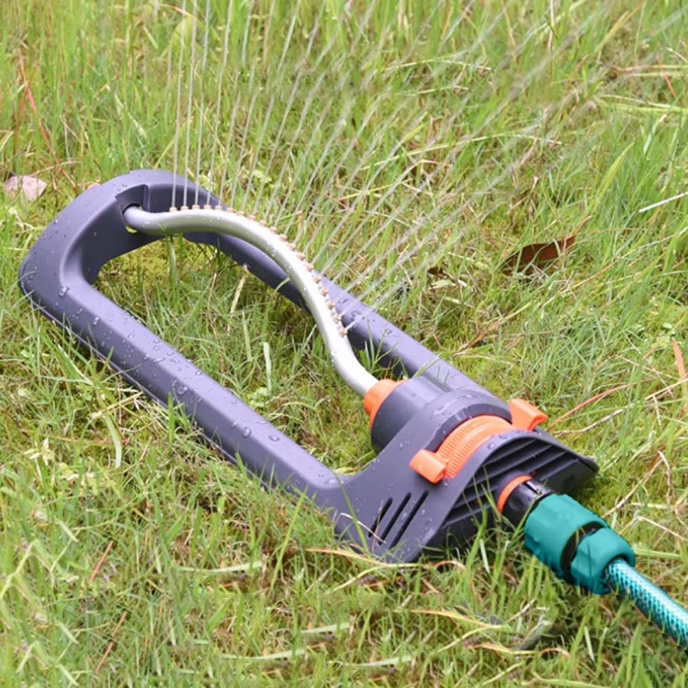 Oscillating Swing Sprinkler – Rustproof Automatic Lawn Irrigation with 4 Spray Modes
