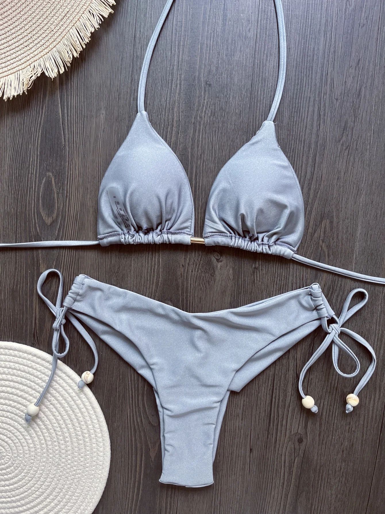 Sexy Triangle Chain Bikini Set for Women
