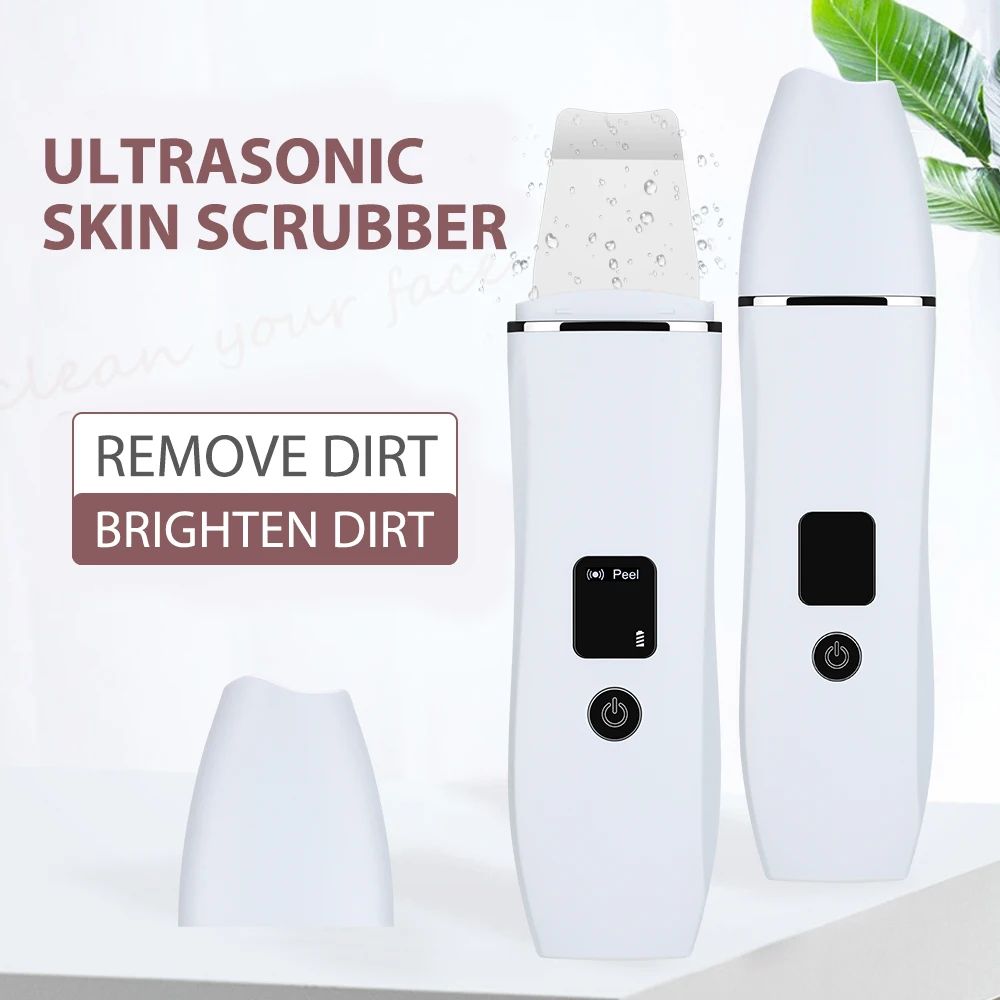Electric Skin Scrubber Blackhead Remover Deep Clean Facial Spatula