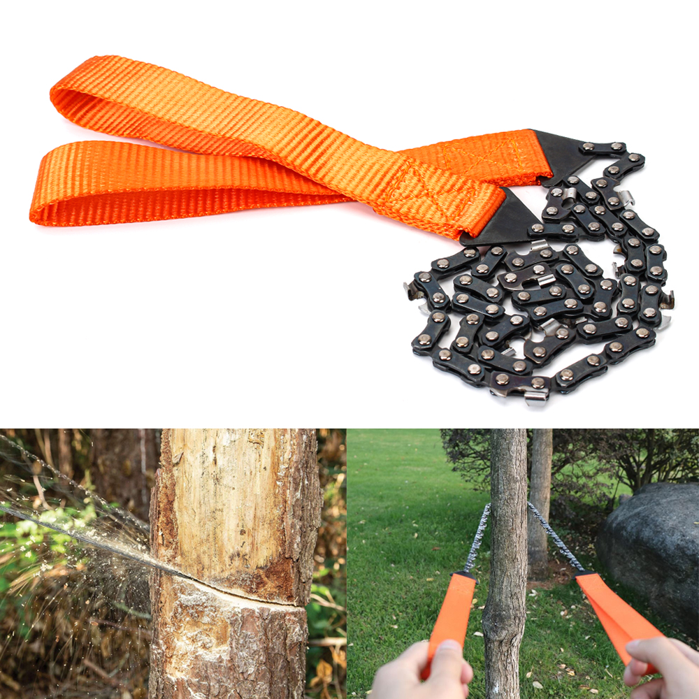 Portable Survival Chain Saw for Camping and Emergency Outdoor Cutting Tool