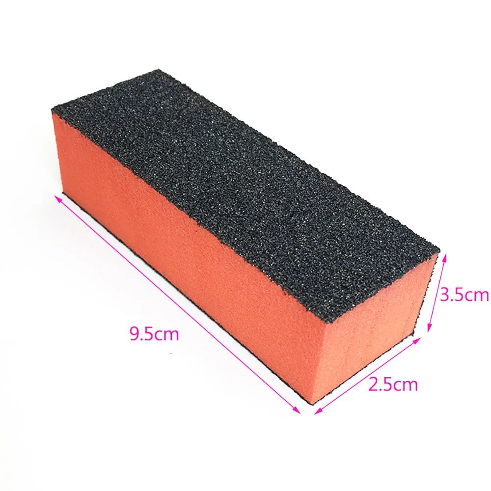 Sponge Nail Buffer Blocks 3 Way Nail Polishing Manicure Set 100 Pack