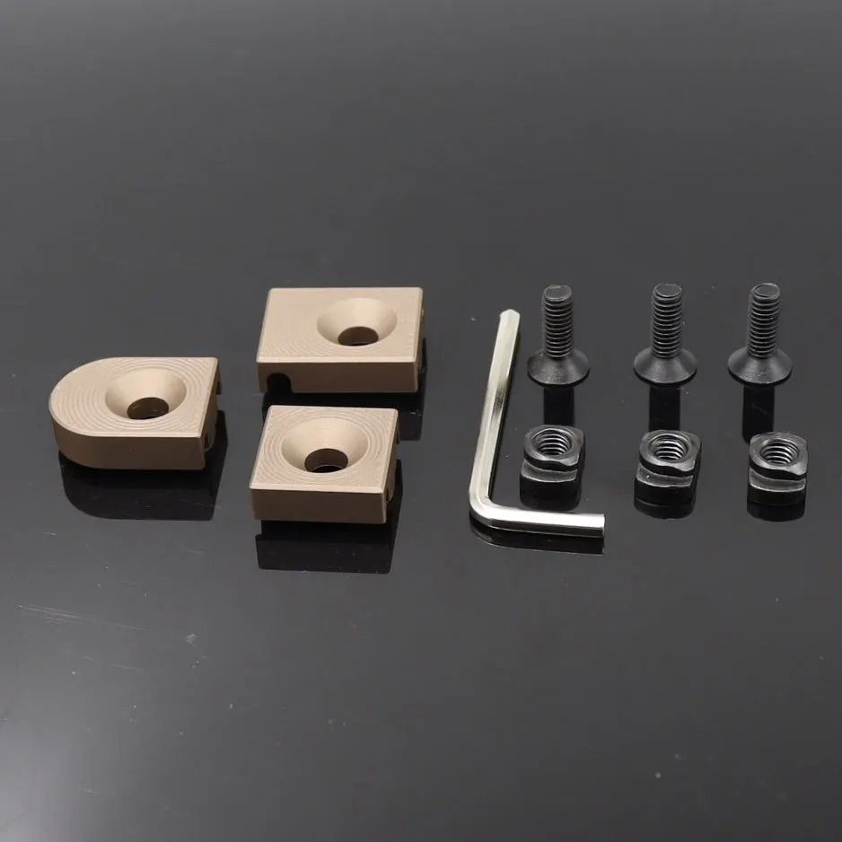 Tactical M LOK Wire Guide Rail Cover Cable Management System 3 Piece Set