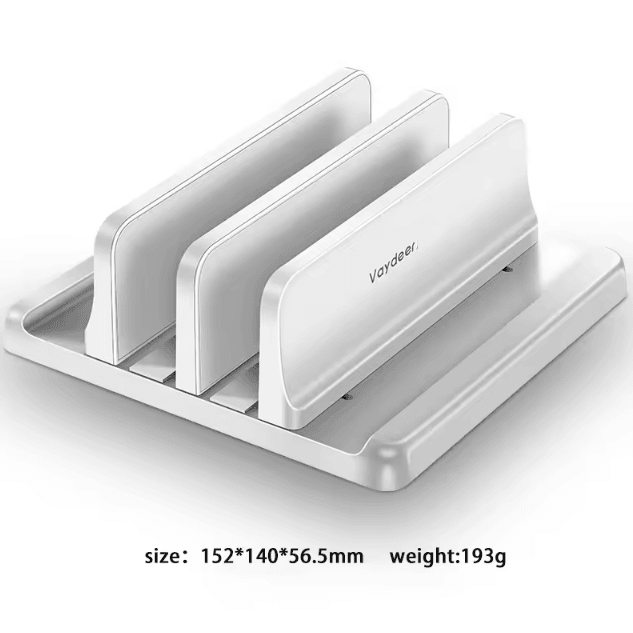 Adjustable Vertical Laptop Stand Holder Space-Saving 4 in 1 Desktop Dock