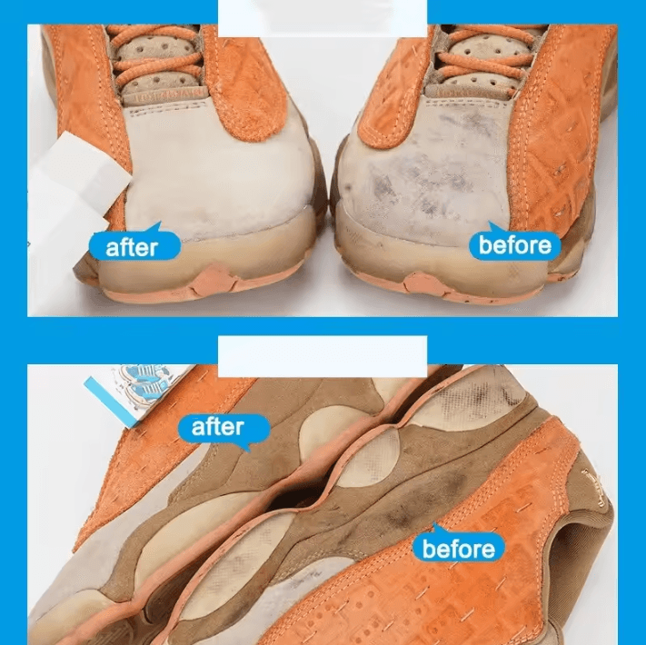 Shoe Cleaning Eraser & Rubber Block Brush – Suede, Leather & Sneaker Care Tool