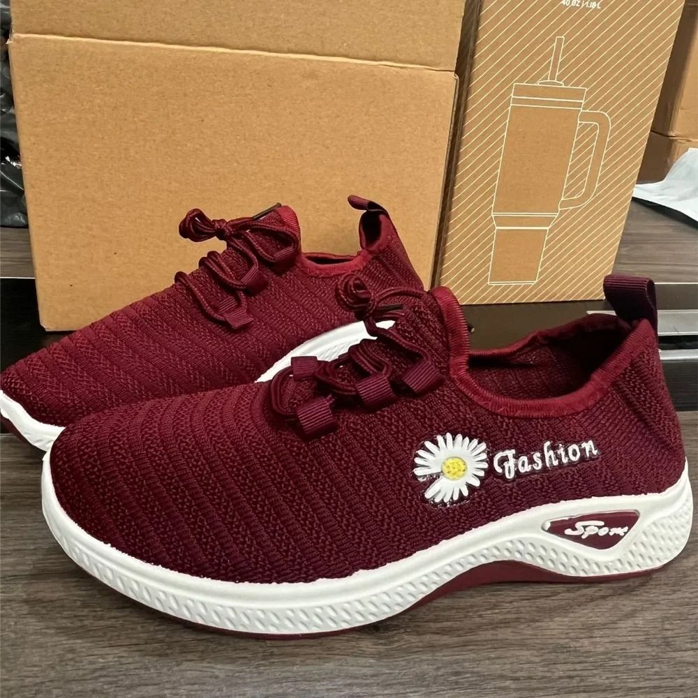 Women Breathable Mesh Running Sneakers Lightweight Casual Shoes