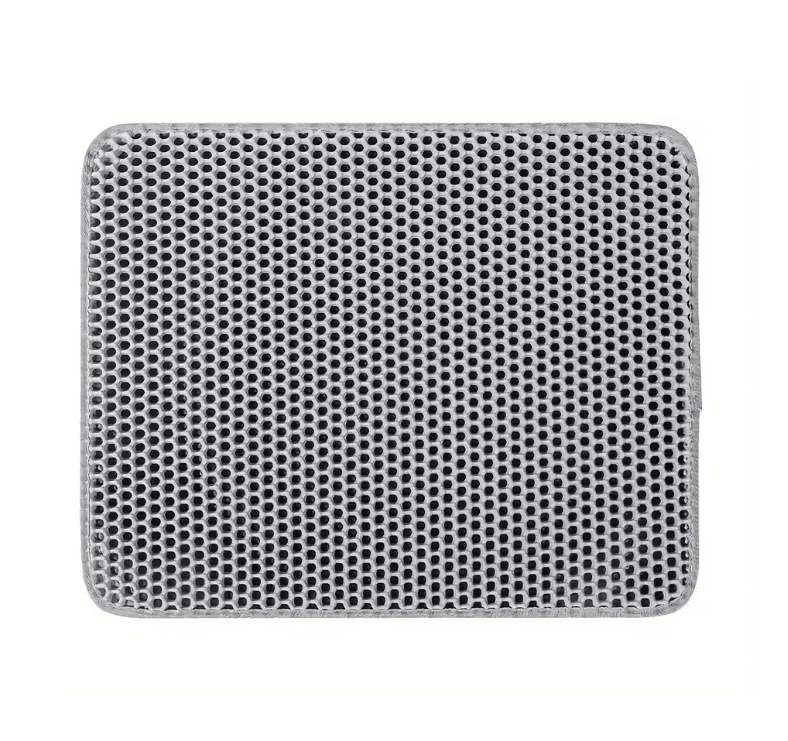 CleanPaw Double Layer Cat Litter Mat with Waterproof Honeycomb Design