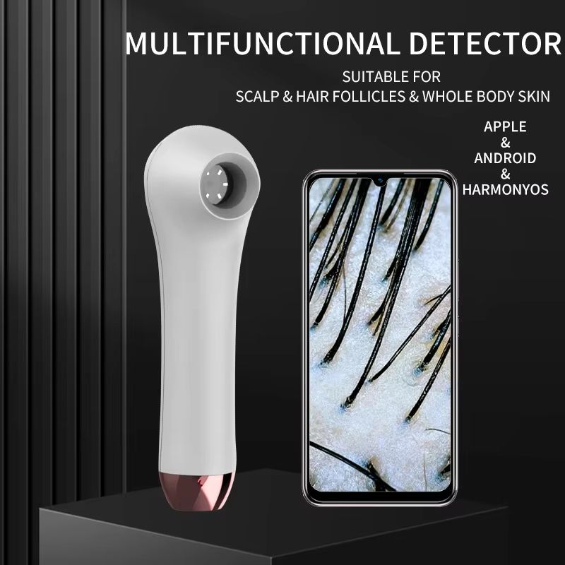 2025 HD Scalp and Skin Analyzer with Hair Follicle Detection and Medical-Grade Magnifier