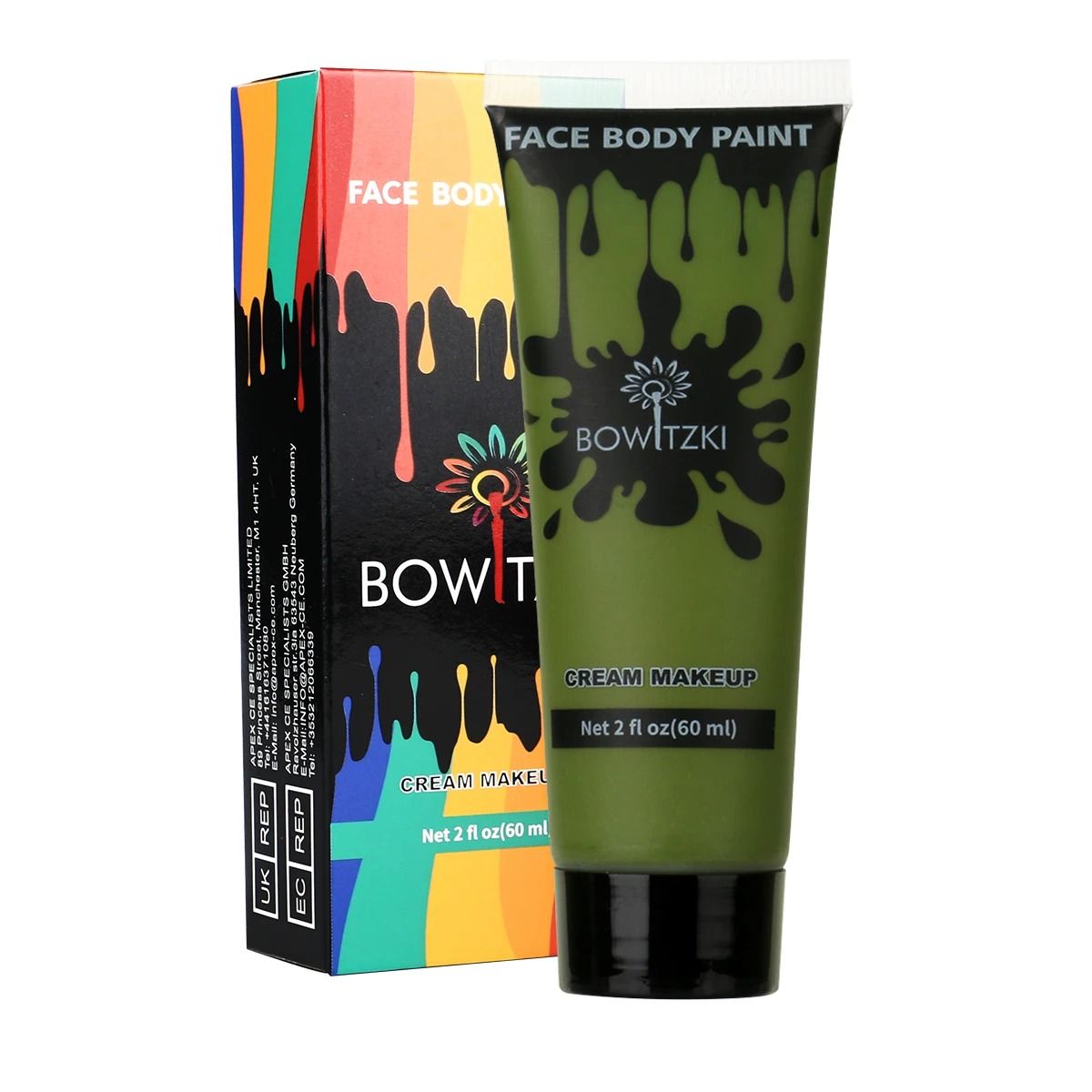 Face & Body Cream Paint – 60ml High-Capacity Special Effects Makeup