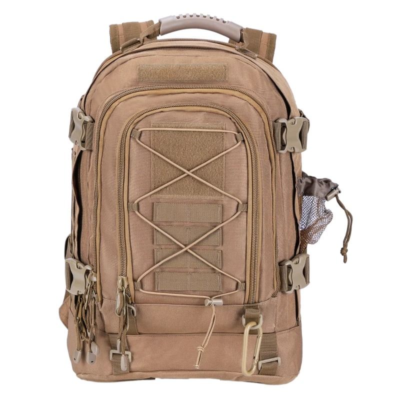LQARMY 65L Tactical Backpack Large Capacity Military Hiking Rucksack