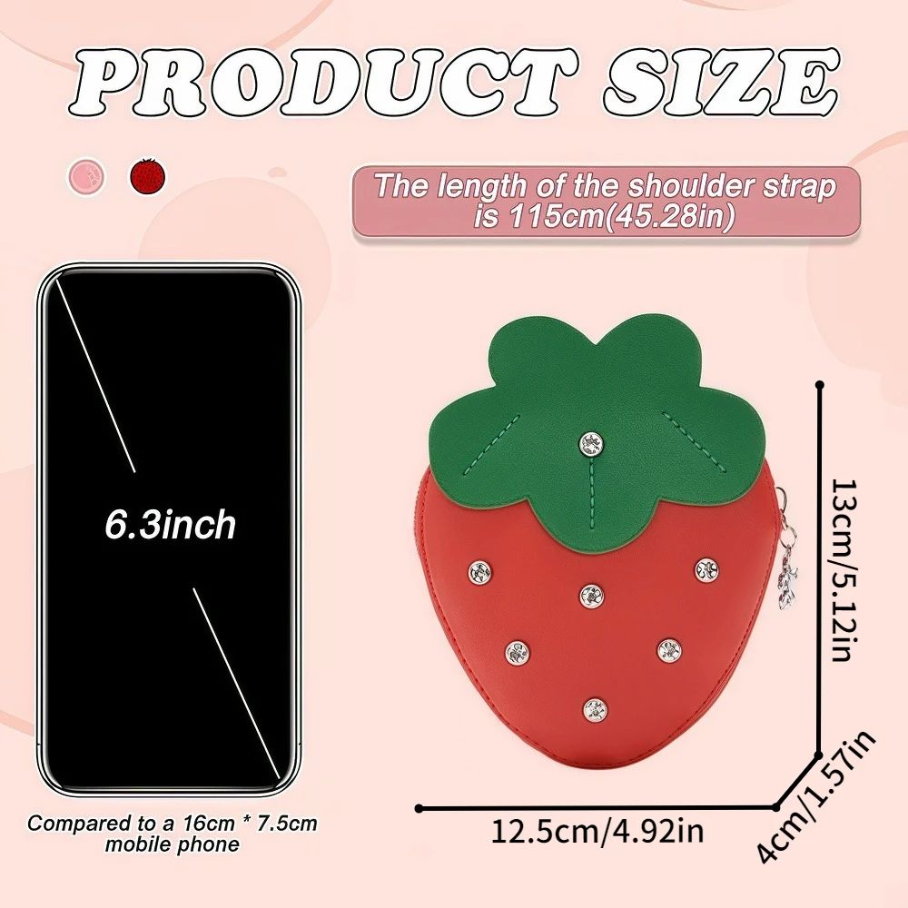 Strawberry Mini Crossbody Bag