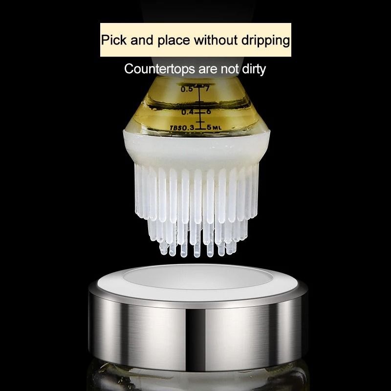 Silicone Oil Bottle & Integrated Basting Brush