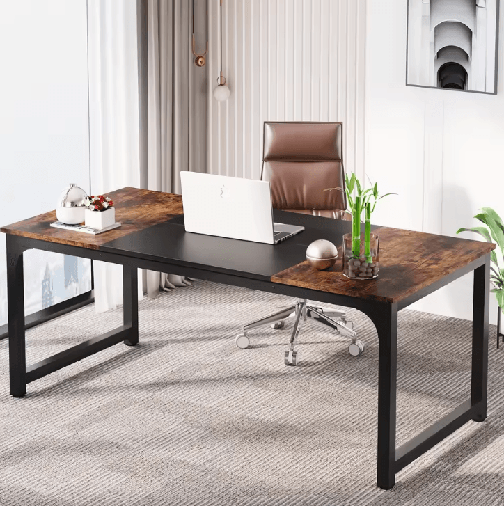 Tribesigns Modern Large Computer Desk – Home Office Workstation Table