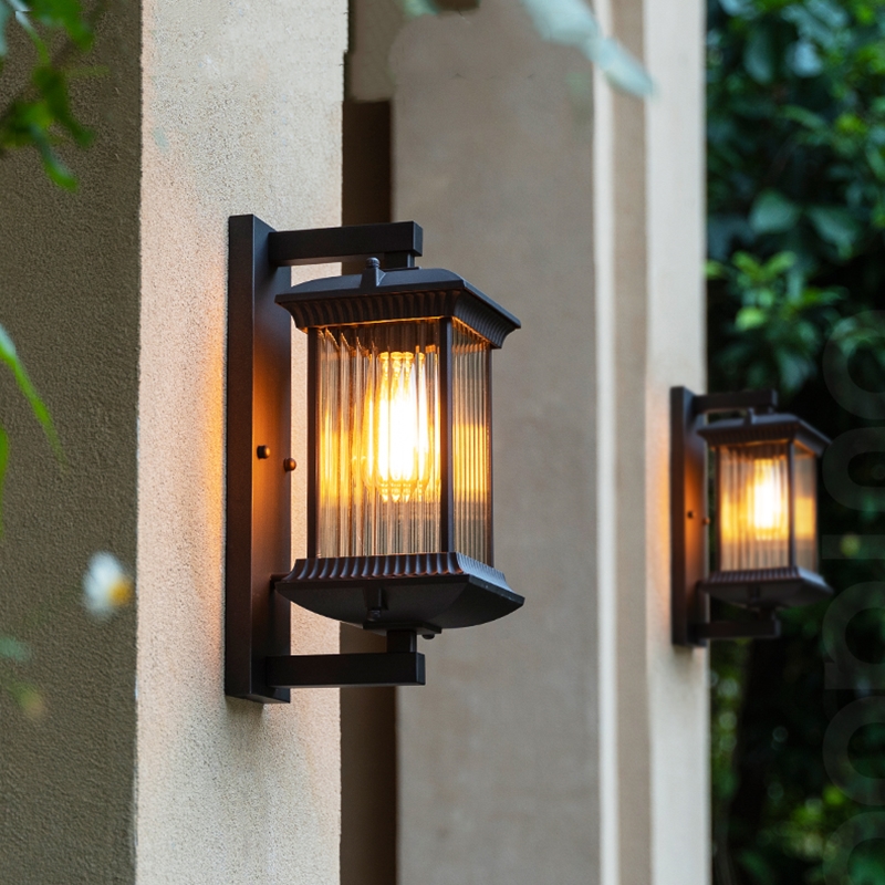 Waterproof Outdoor Wall Lamp, Metal, Outside Wall Lights for Hotel, Villa, Porch, Garden Gate