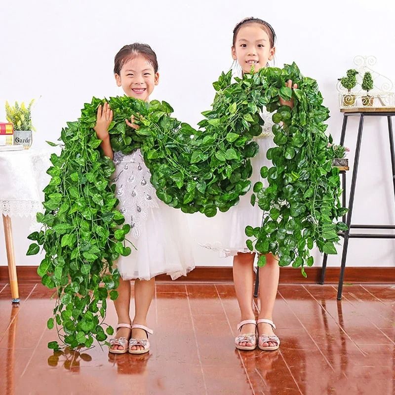 Botanical Ivy Creeper | Silk Foliage Evergreen Garland | Executive Balcony & Modern Sanctuary Decor