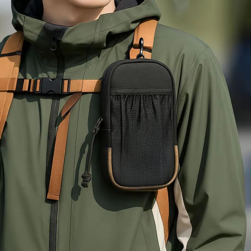 Tactical Waist Bag & Gear Pouch Fanny Pack Phone Case for Outdoor & Vest Attachment