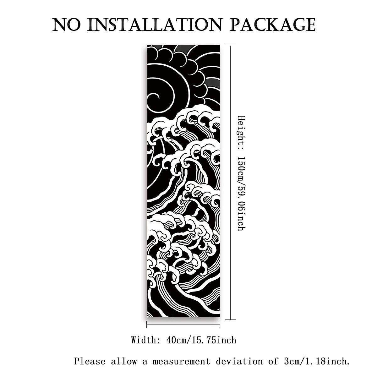 Japanese Wave Red Sun Wall Tapestry