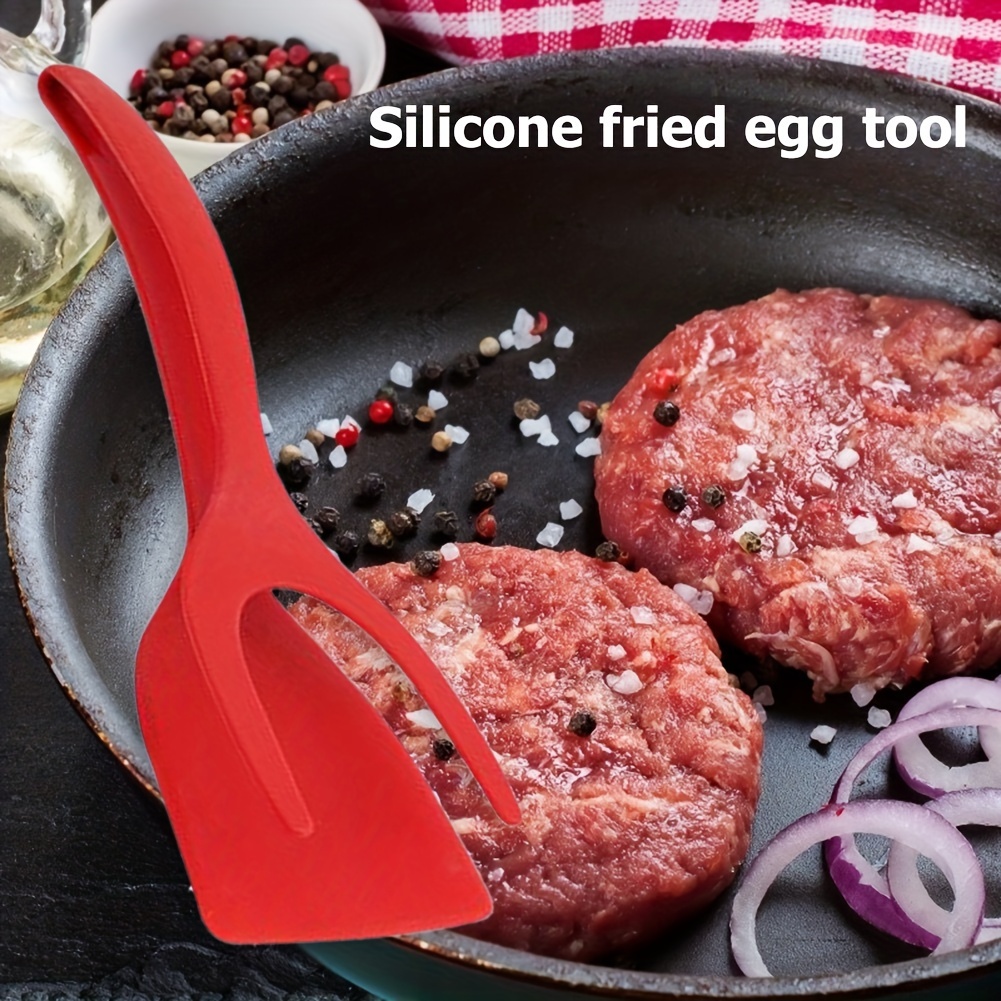 Silicone Egg Flipper Spatula Tongs The Ultimate Non Stick Kitchen Turner