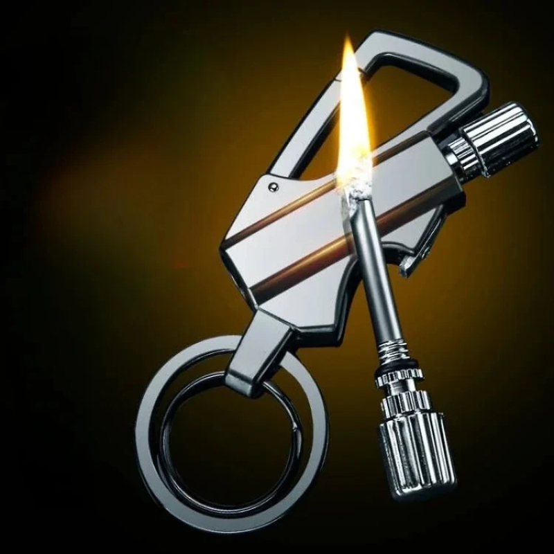 Waterproof Plasma Keychain Lighter for Camping Travel Survival Gear