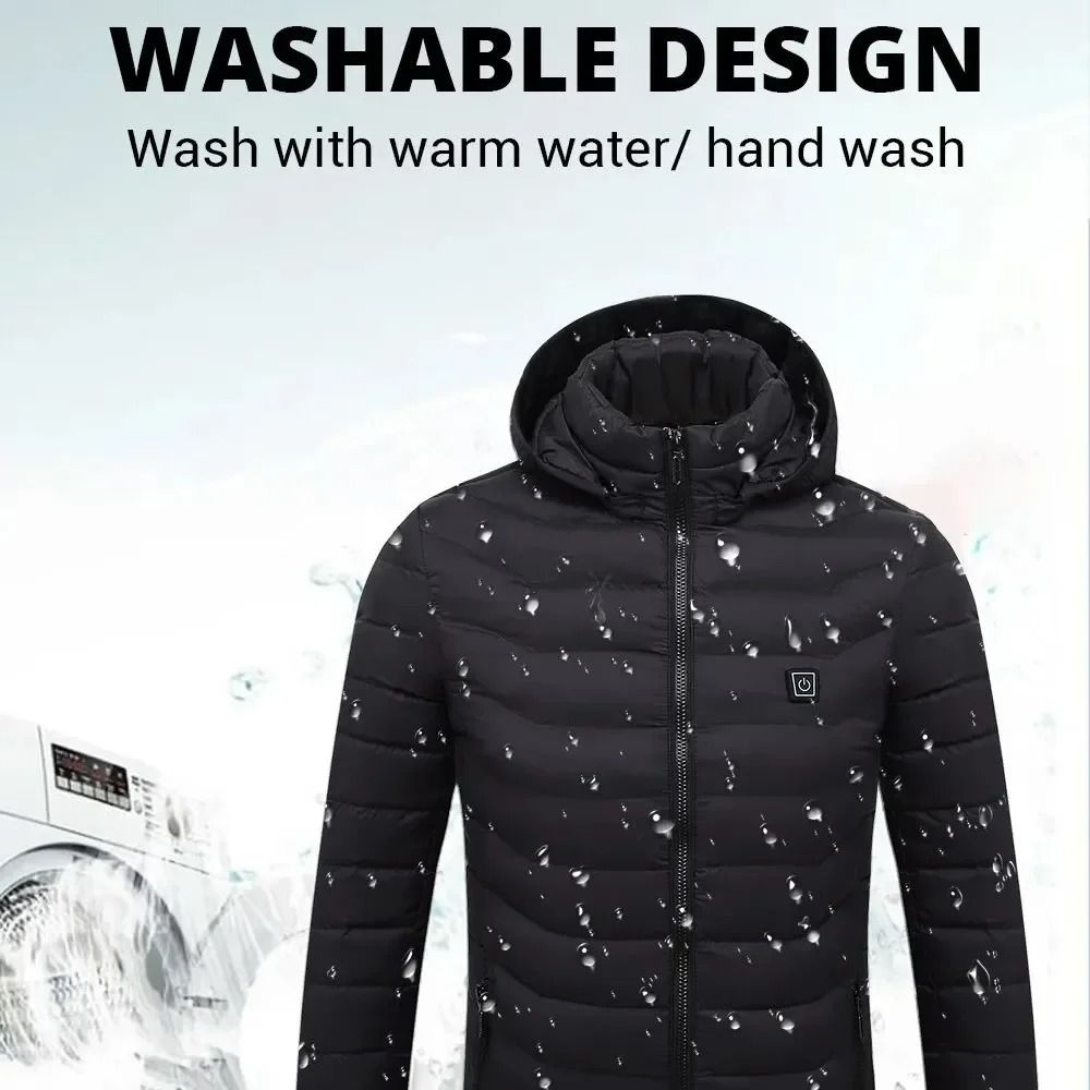 Heated Jacket Men Women USB Self Heated Clothing Warm Winter Coat