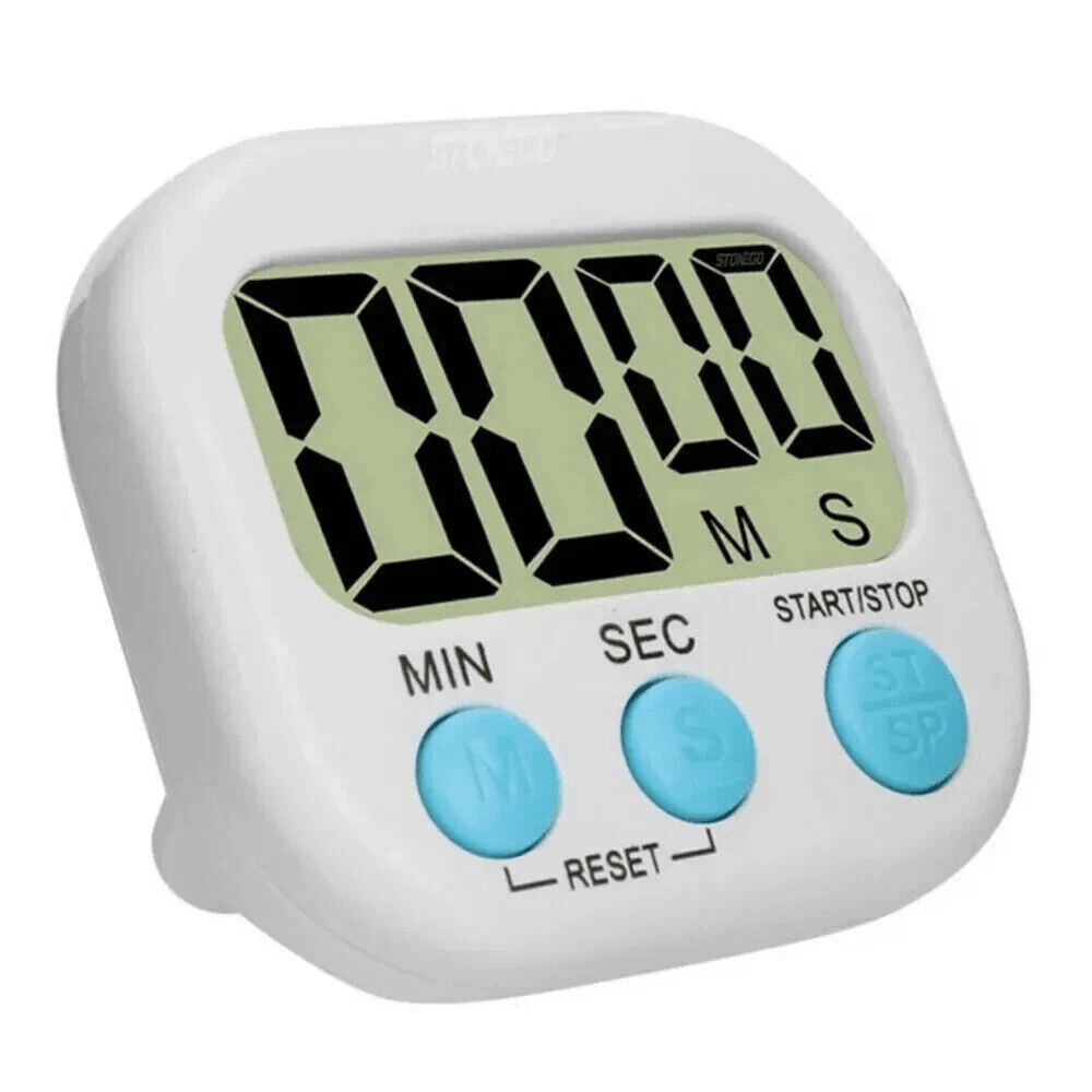 Cooking Timer Count Down Up Clock, Large Digital Kitchen Display, Loud Alarm Magnetic