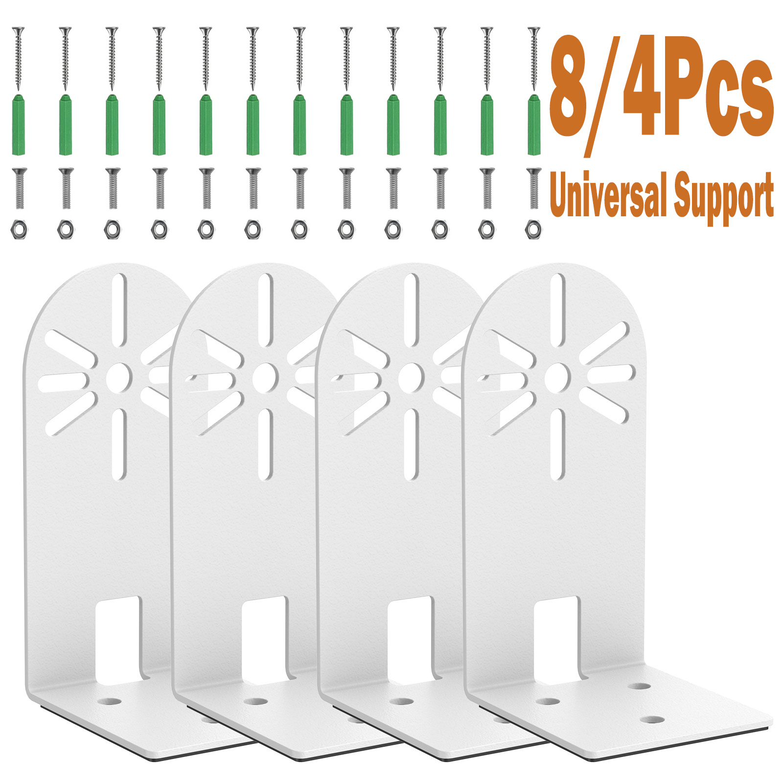 Shape Bracket Wall Mount for Cameras, Universal Iron Bracket, Right Angle Version Surveillance Bracket, Steady Support