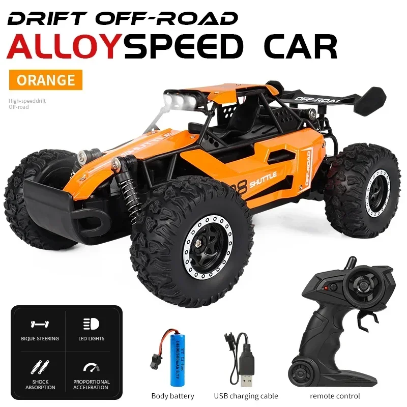 Remote Control Climbing Vehicle High Speed Off Road RC Car with LED Lights Kids Toys Car Boys Gifts